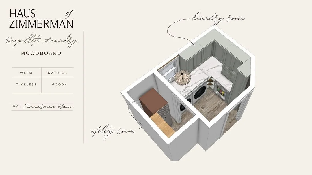 Putting the final touches on this serene and sun-soaked laundry room design for a beautiful beach home. 🌊✨ 

Timeless coastal elements, layered textures, and a playful touch come together to make even laundry day feel like a breath of fresh sea air.