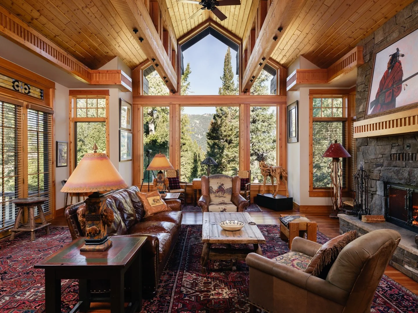 Experience the ultimate in Montana living at this private Big Sky retreat, a blend of quiet 
luxury and unmatched natural beauty - except for the local visitors (keep swiping 🫎). 

Set in a gated, year-round access community, this custom 4 bed, 5.5