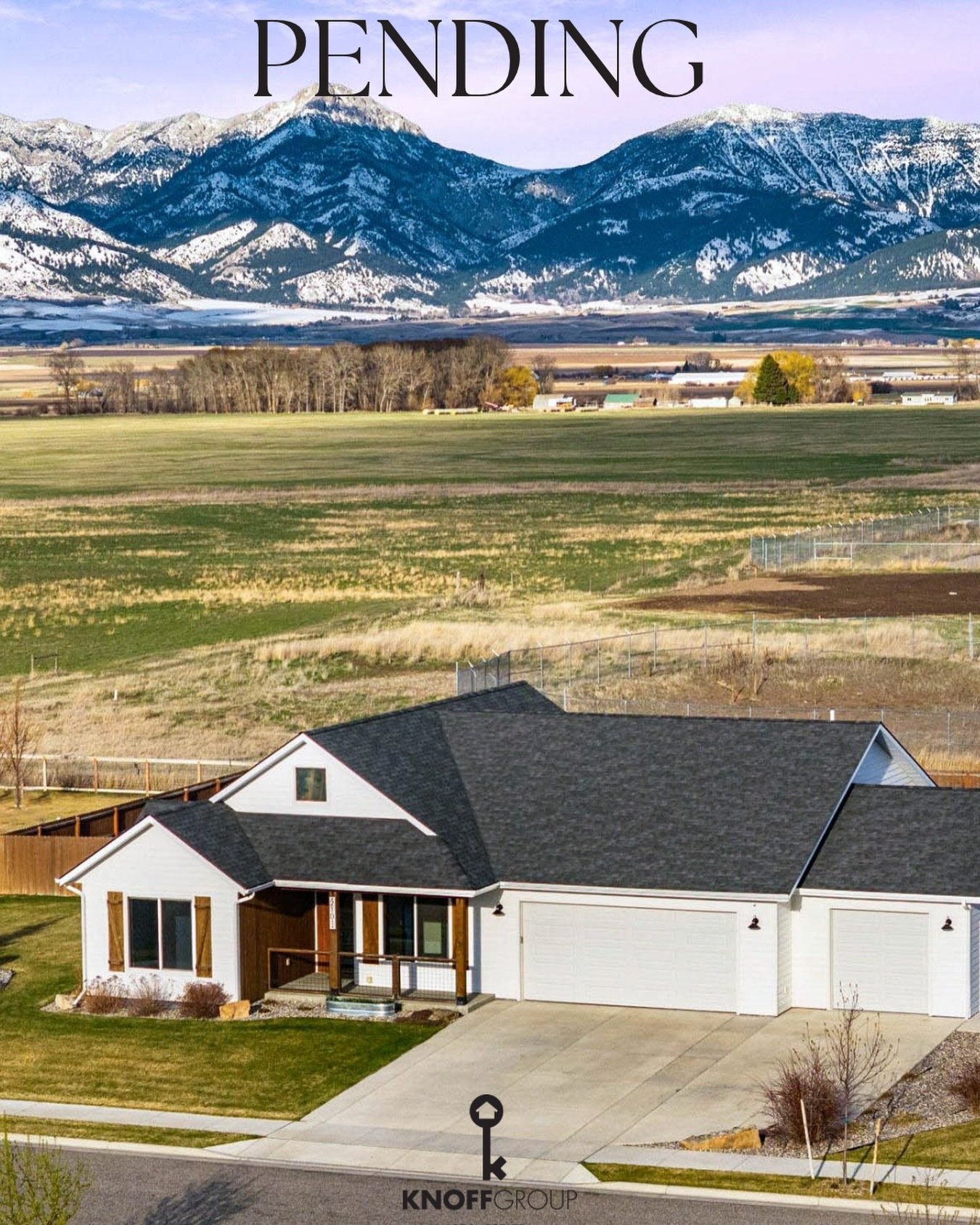 Now Pending: 2101 E Silver Circle 🏠

This exceptional Ryen Glenn home is perfectly located to capture the sweeping and protected panoramic Bridger Mountain views. Backing to dedicated community open space, the home is brimming with curb appeal, situ