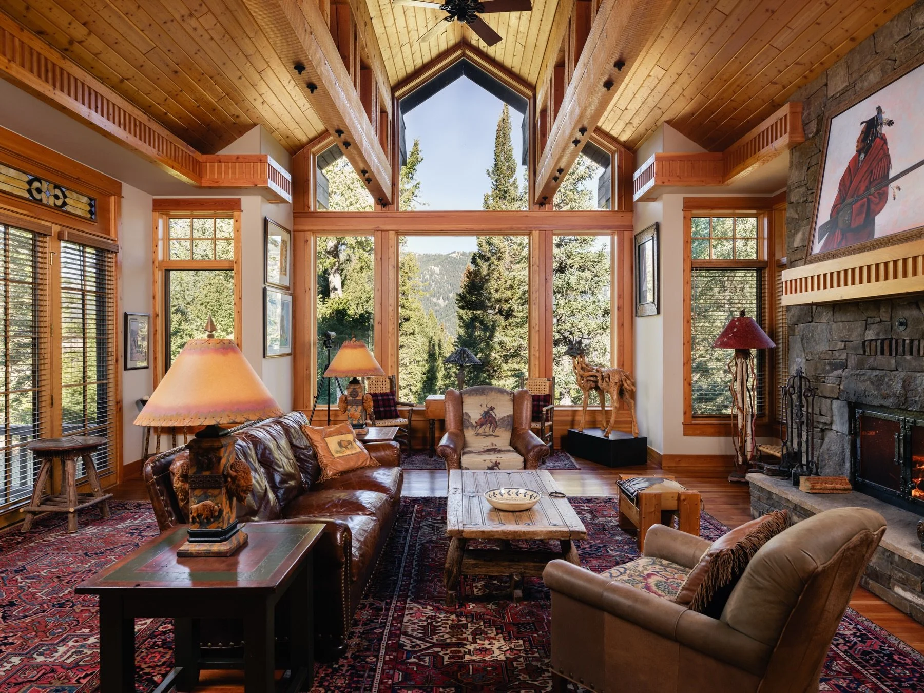 Wait for the surprise guest at the end 🦊

Experience the ultimate in Montana living at this private Big Sky retreat - where quiet luxury meets unmatched natural beauty. Nestled within a gated community with year-round access, this custom 4-bedroom, 