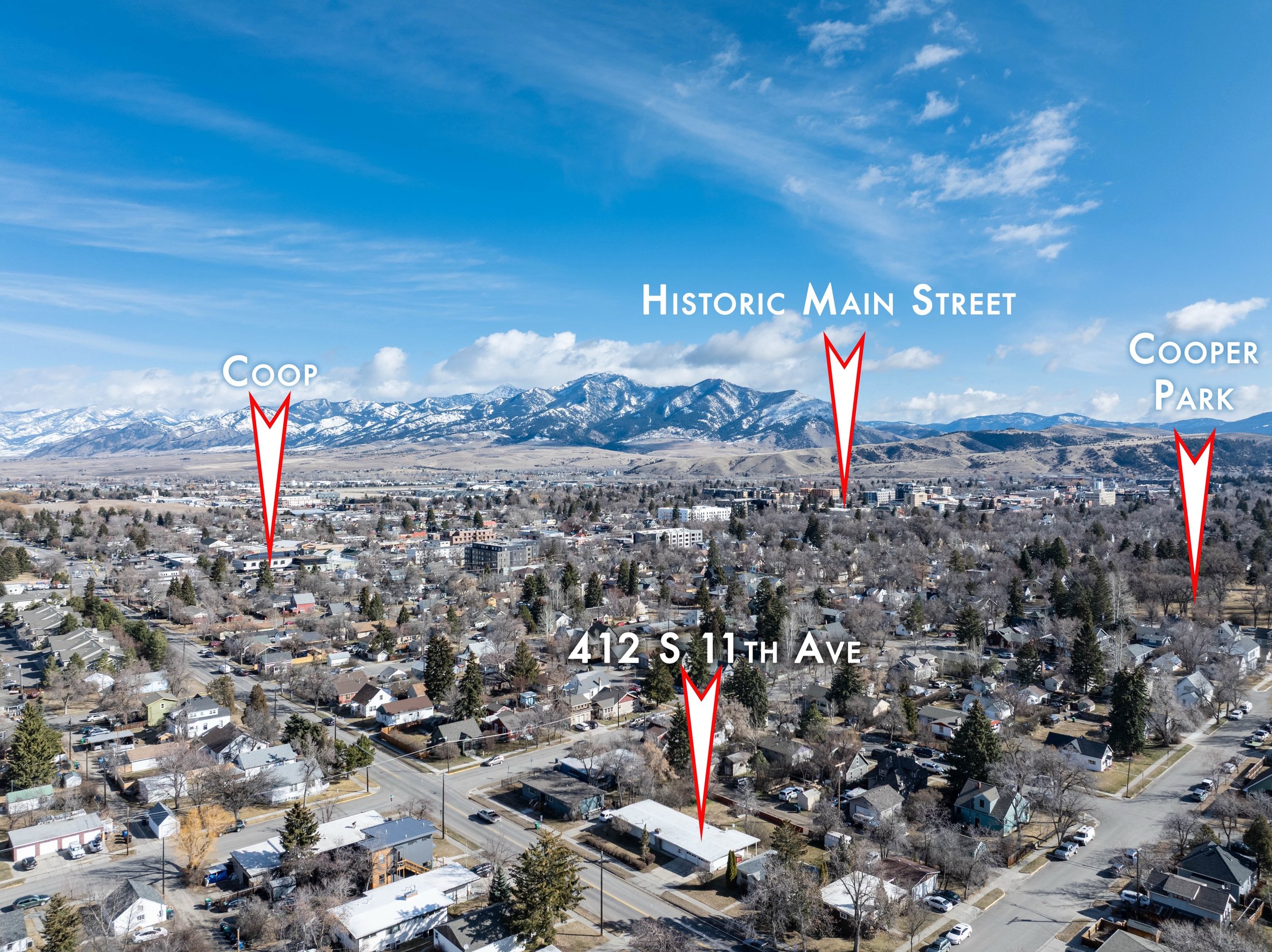 A rare chance to bring your development vision to life in one of Bozeman&rsquo;s most desirable locations.

This unique offering includes FOUR city lots with 100&rsquo; of frontage on S 11th, totaling 11,900&plusmn; sq ft just blocks from MSU, Cooper