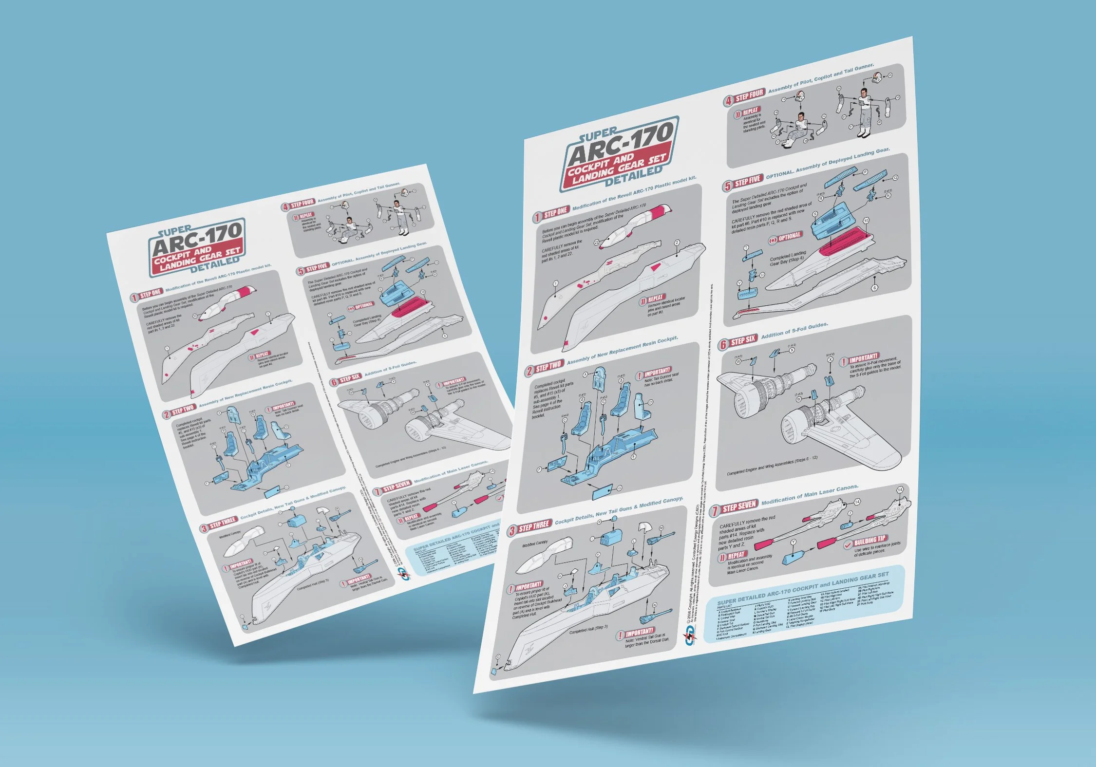 Completed instruction sheet.