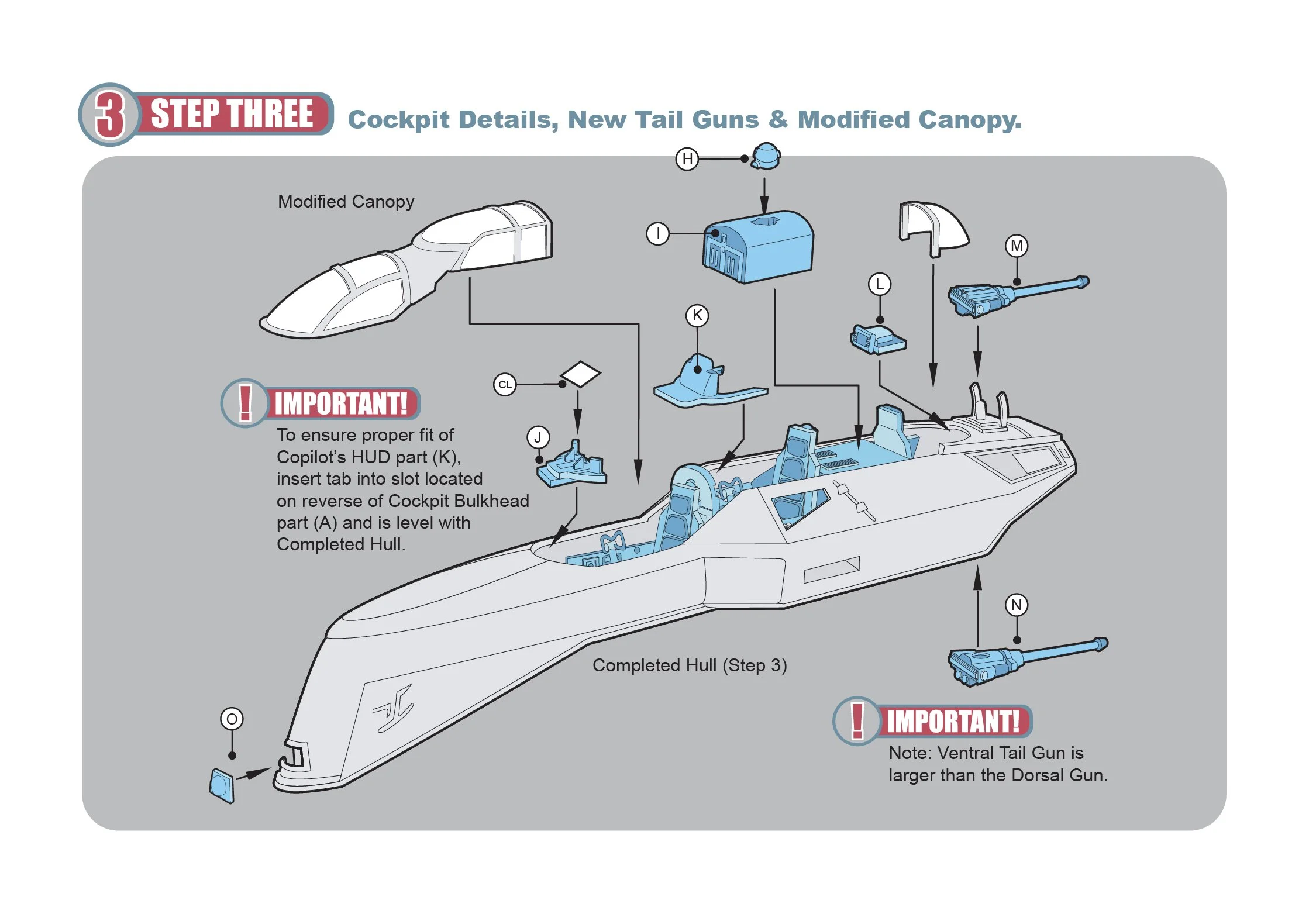Assembly instructions for the Controlled Energy Designs resin upgrade kit for the Revell ARC-170 Fighter plastic model.