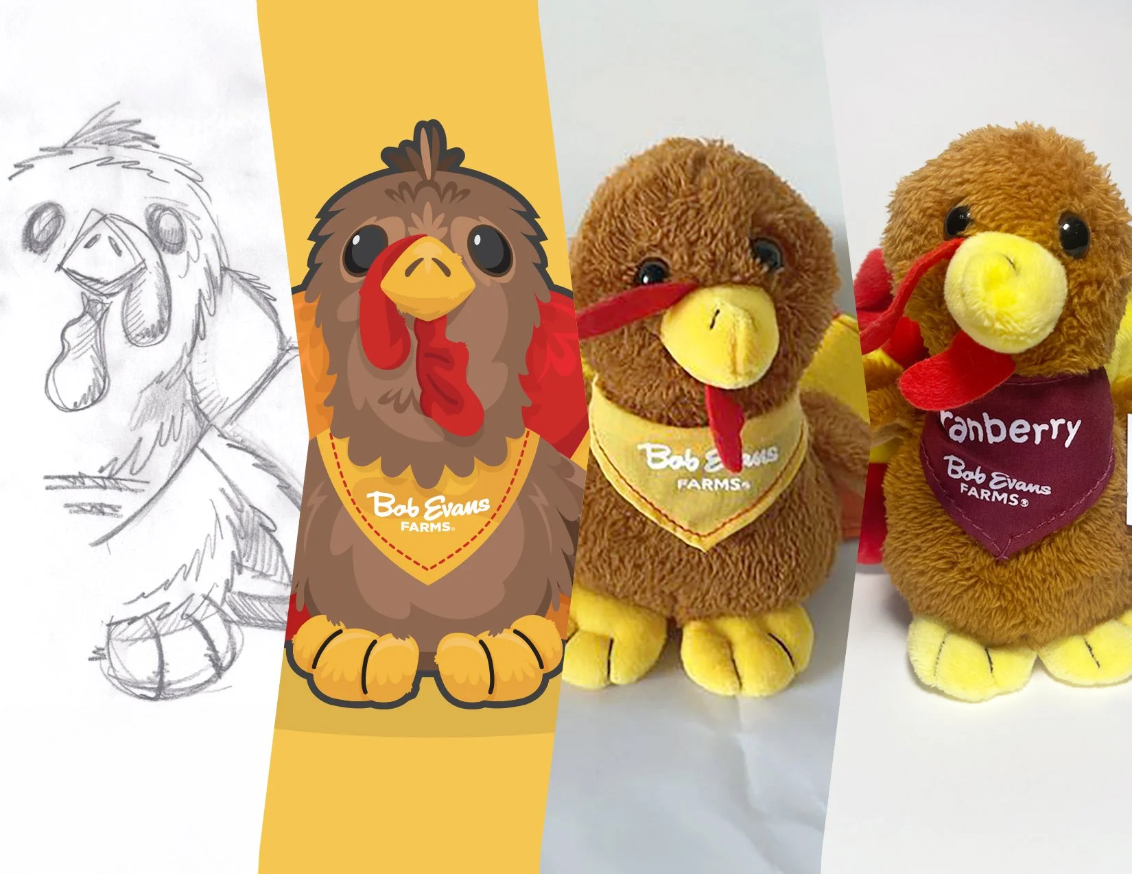 Turkey plush: Concept to final product.
