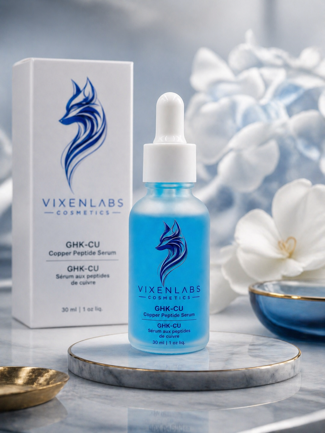 VIXENLABS-SAPPHIRE ELIXIR (COPPER PEPTIDE SERUM WITH GHK-Cu)