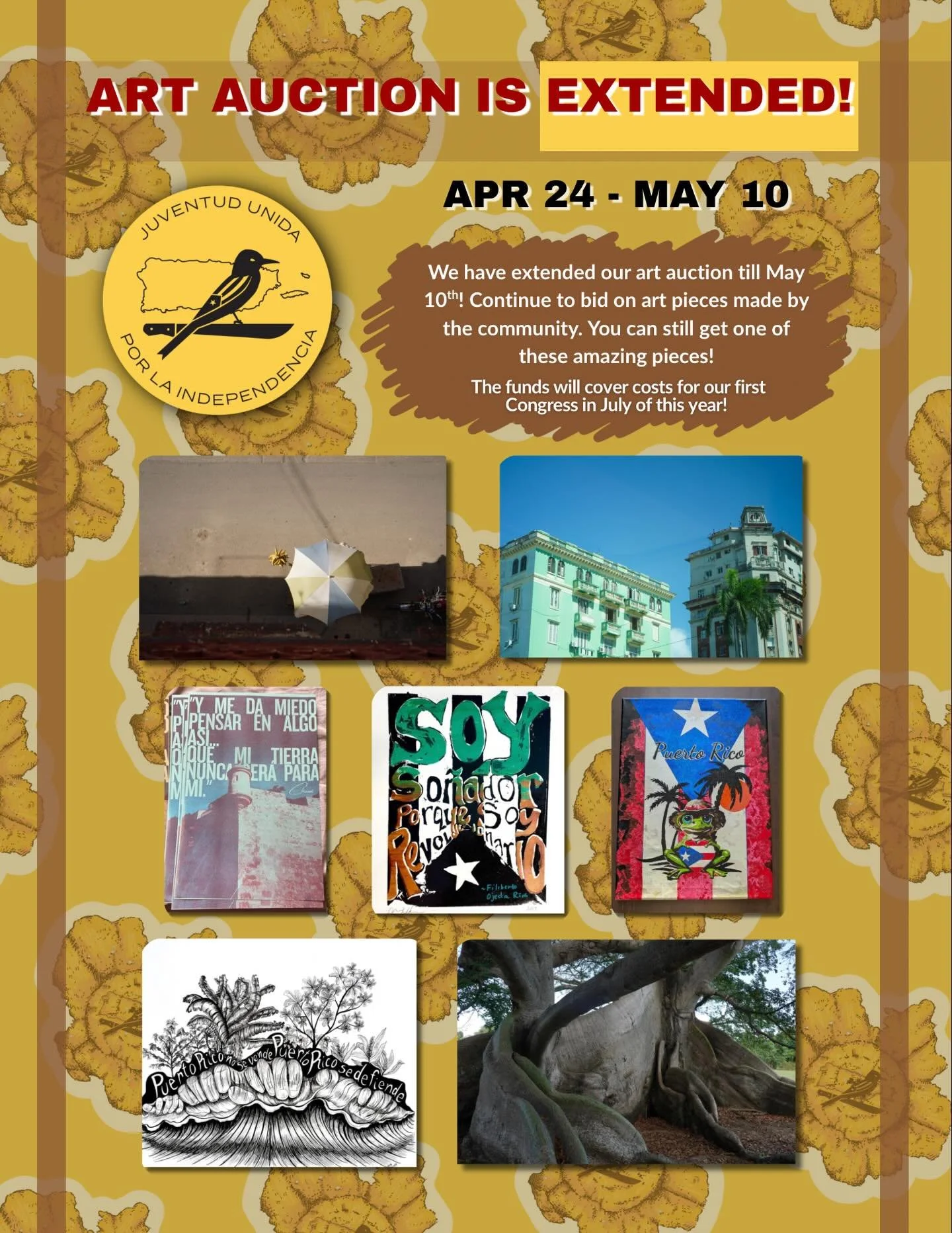 ‼️ we&rsquo;ve extended our art auction to may 10th ‼️

become the winning bidder and support us in fundraising for congress in July 2026!

Link in bio 🎨🎭
