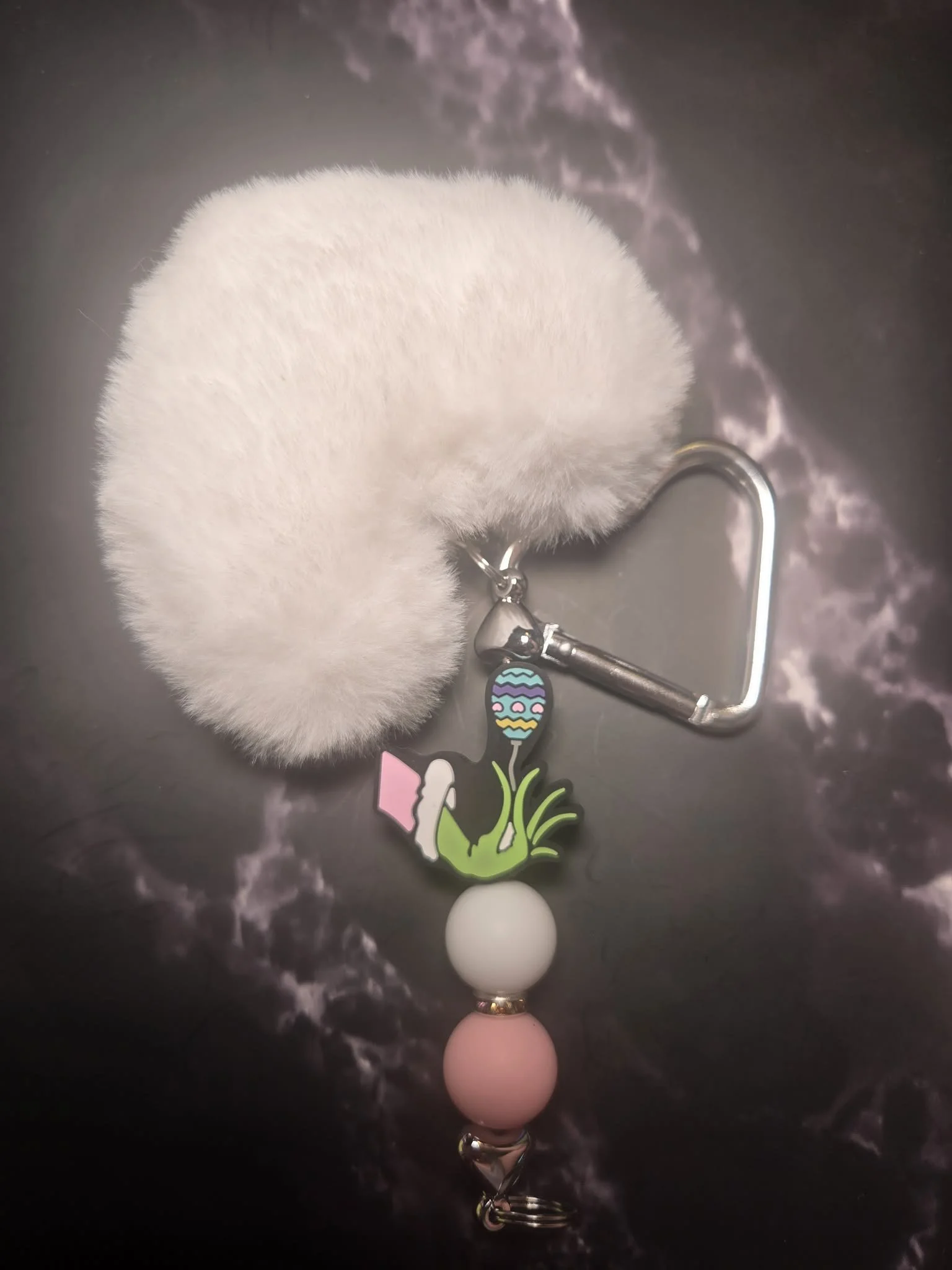 Fuzzy Keychain