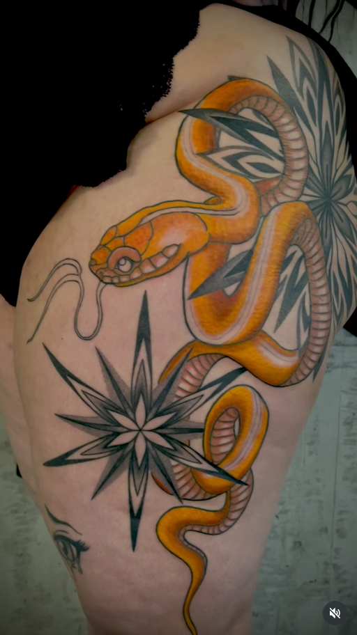 Golden Snake & Starbursts