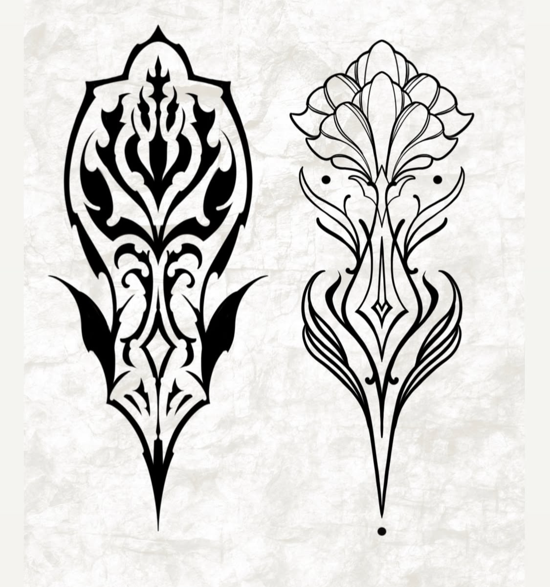 Gothic Floral Bloom