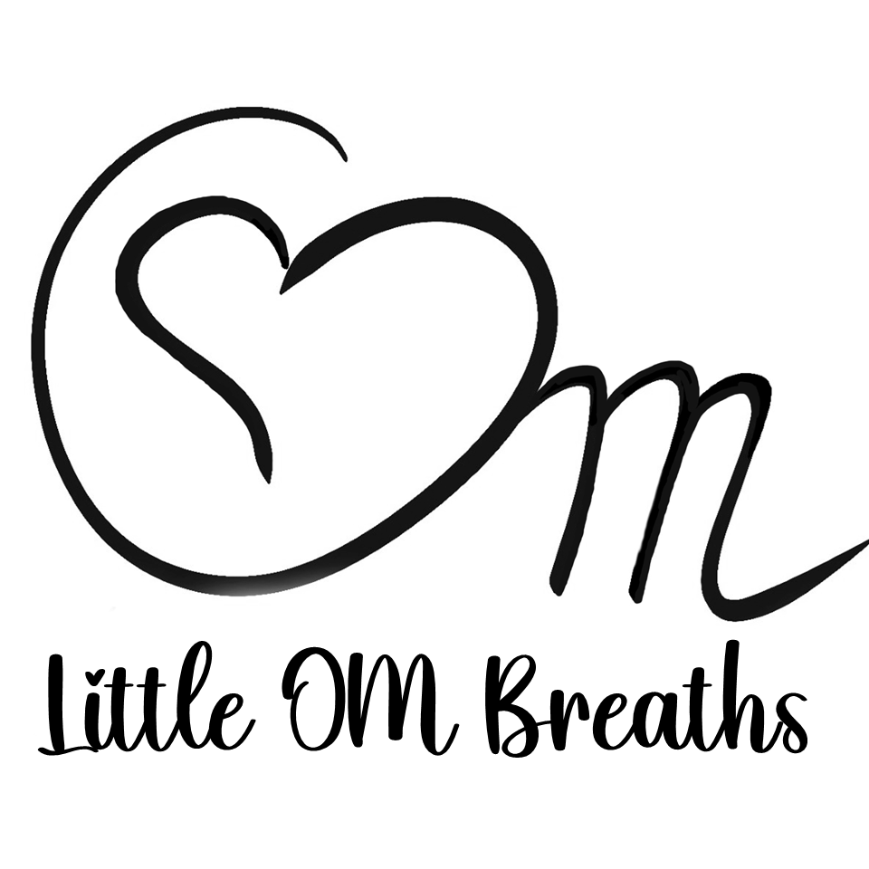 Little OM Breaths logo white background