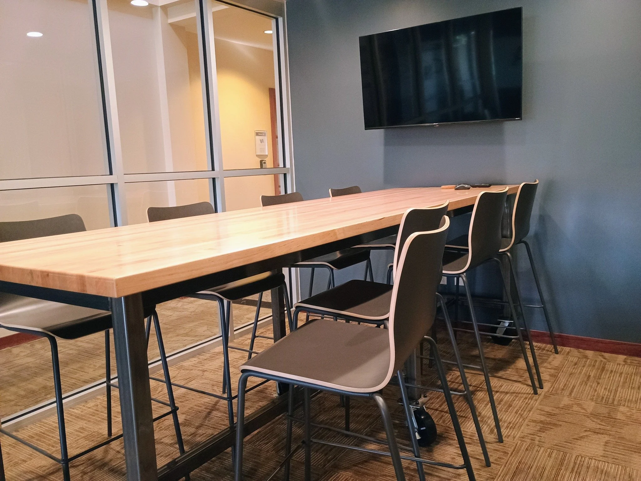 Clean commercial office conference room in Lincoln, Nebraska.