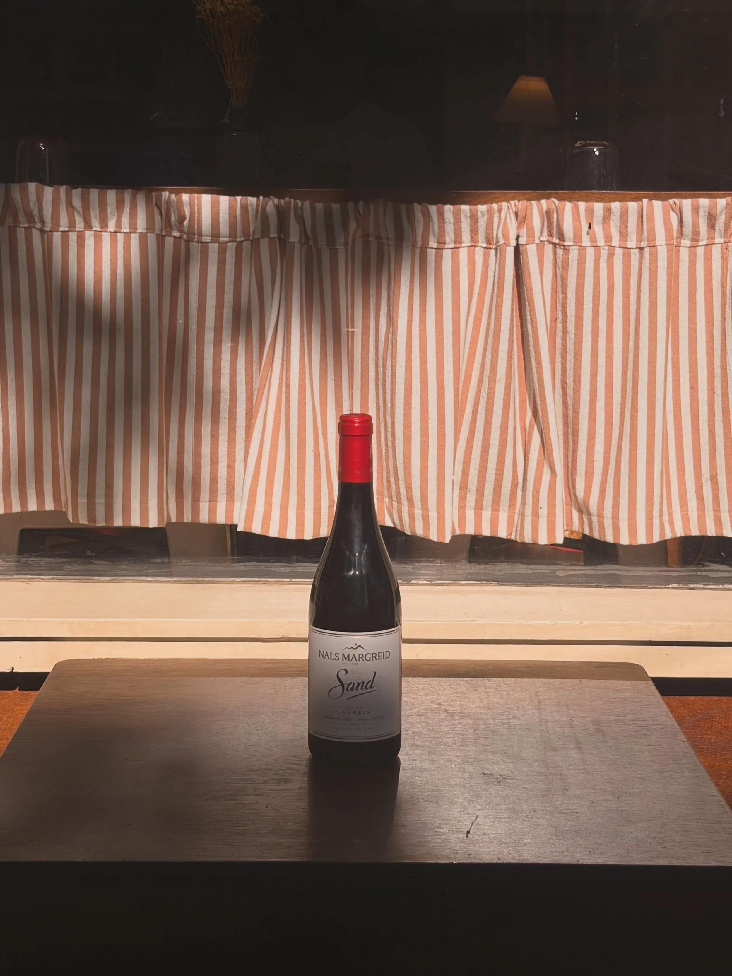 Wine of the Week.

Nals Margreid Lagrein &lsquo;Sand&rsquo;

This is a gorgeous expression of the Lagrein variety which is indigenous to the Alto Adige region in the very North of Italy.

On the fuller bodied end of the spectrum expect to find notes 