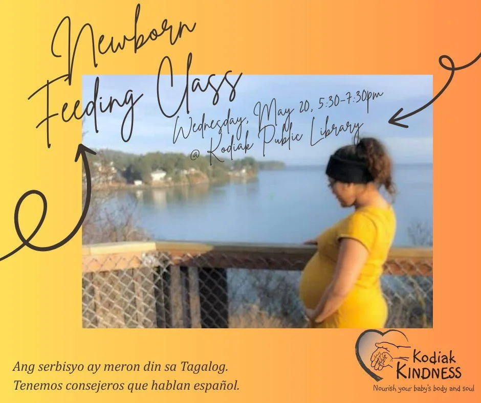 Expecting a baby? This class is for YOU!

FREE newborn feeding class&mdash; Wednesday, May 20, 5:30-7:30pm

Register online by calling or texting (907)539-2660.

Taught by an International Board Certified Lactation Consultant, this FREE in-person, ja