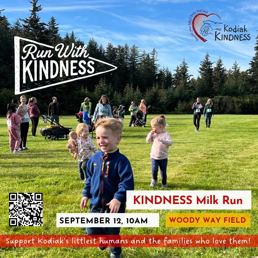 Join us for the KINDNESS Milk Run, our annual family-friendly walk/run and fundraiser for the Kodiak KINDNESS Project! This fun, &ldquo;pick-your-distance&rdquo; event brings together community members of all ages &mdash; whether on foot, in stroller