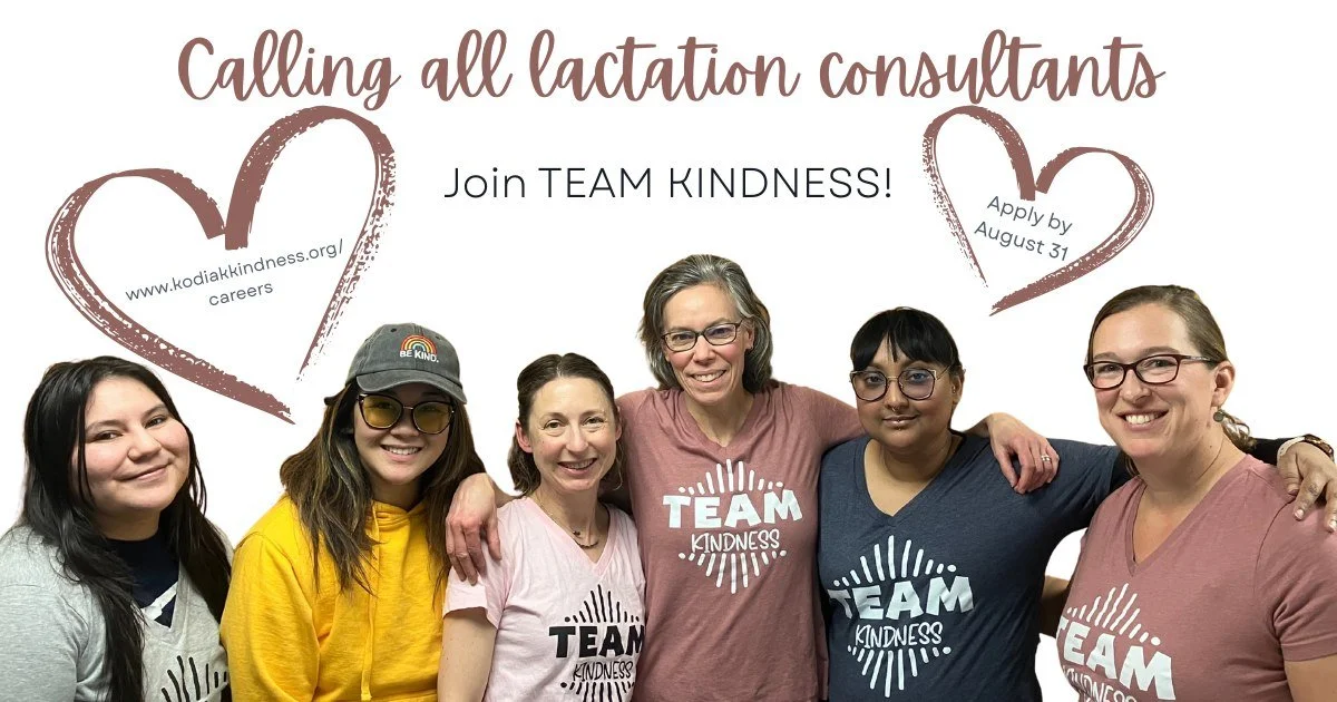 There's still time to apply to be part of Team KINDNESS!

https://www.kodiakkindness.org/careers