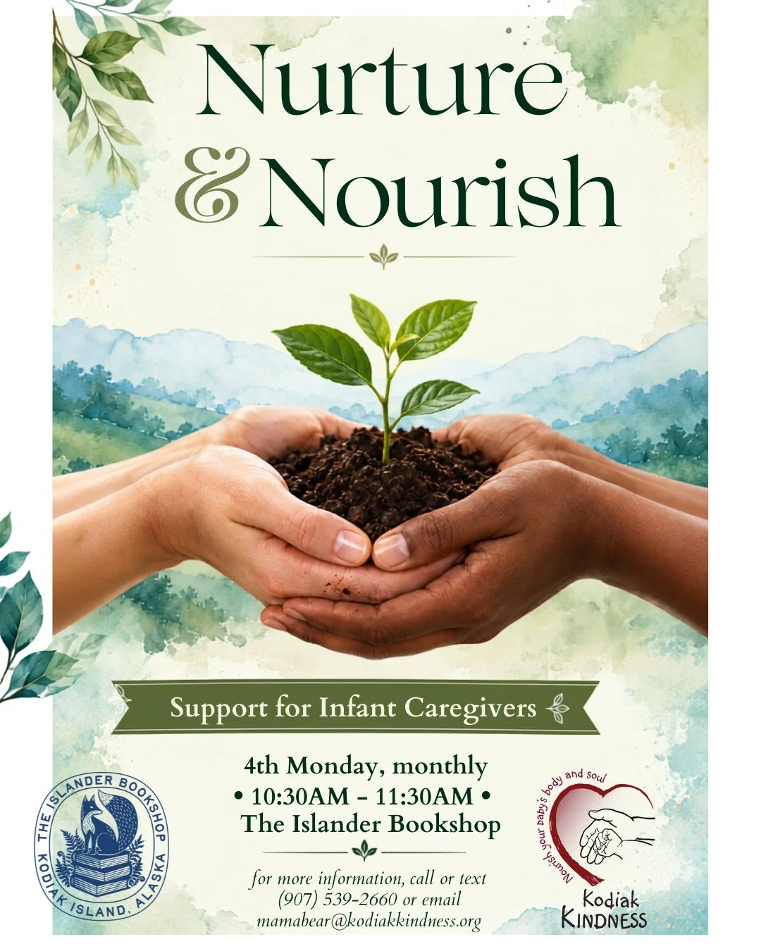 Monday, September 28, 10:30-11:30am @ the Islander Bookshop

Looking for a space where you can just BE?

Join our volunteer Charmae and other parents for an hour of free tea and fellowship.