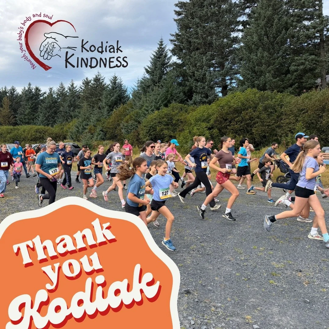Thank you Kodiak for another amazing Milk Run!
We had 180 participants of all ages join, raising just over $8,000 to continue our mission to support Kodiak's littlest humans and the families who love them!

Thank you to all our sponsors and volunteer