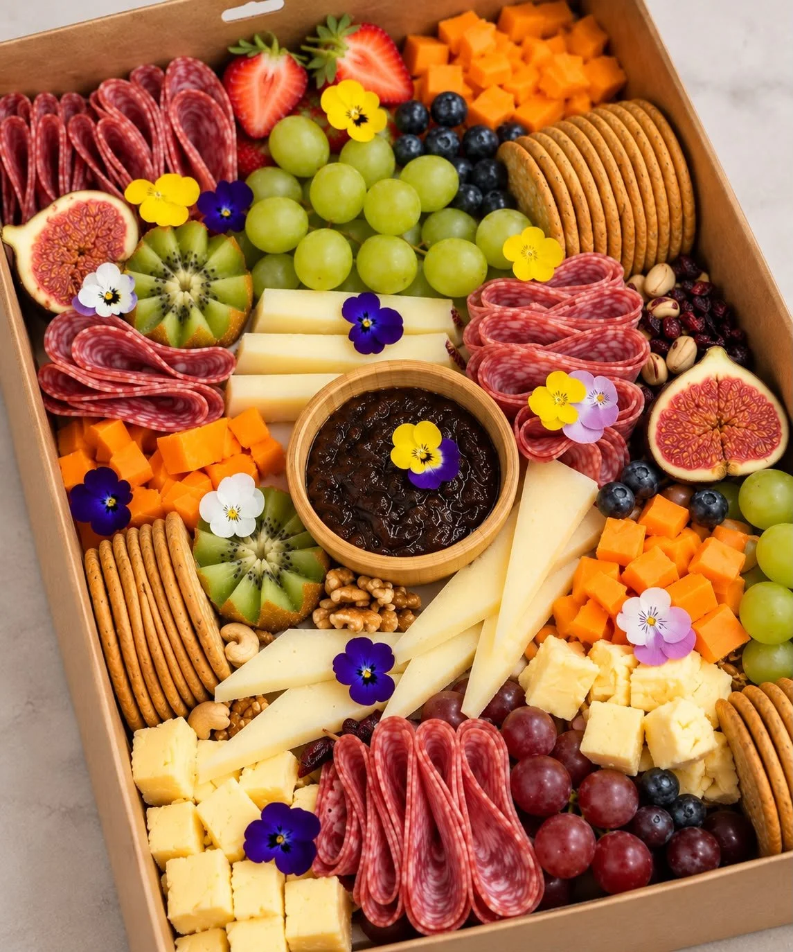 Halal Cheese & Charcuterie Platter
