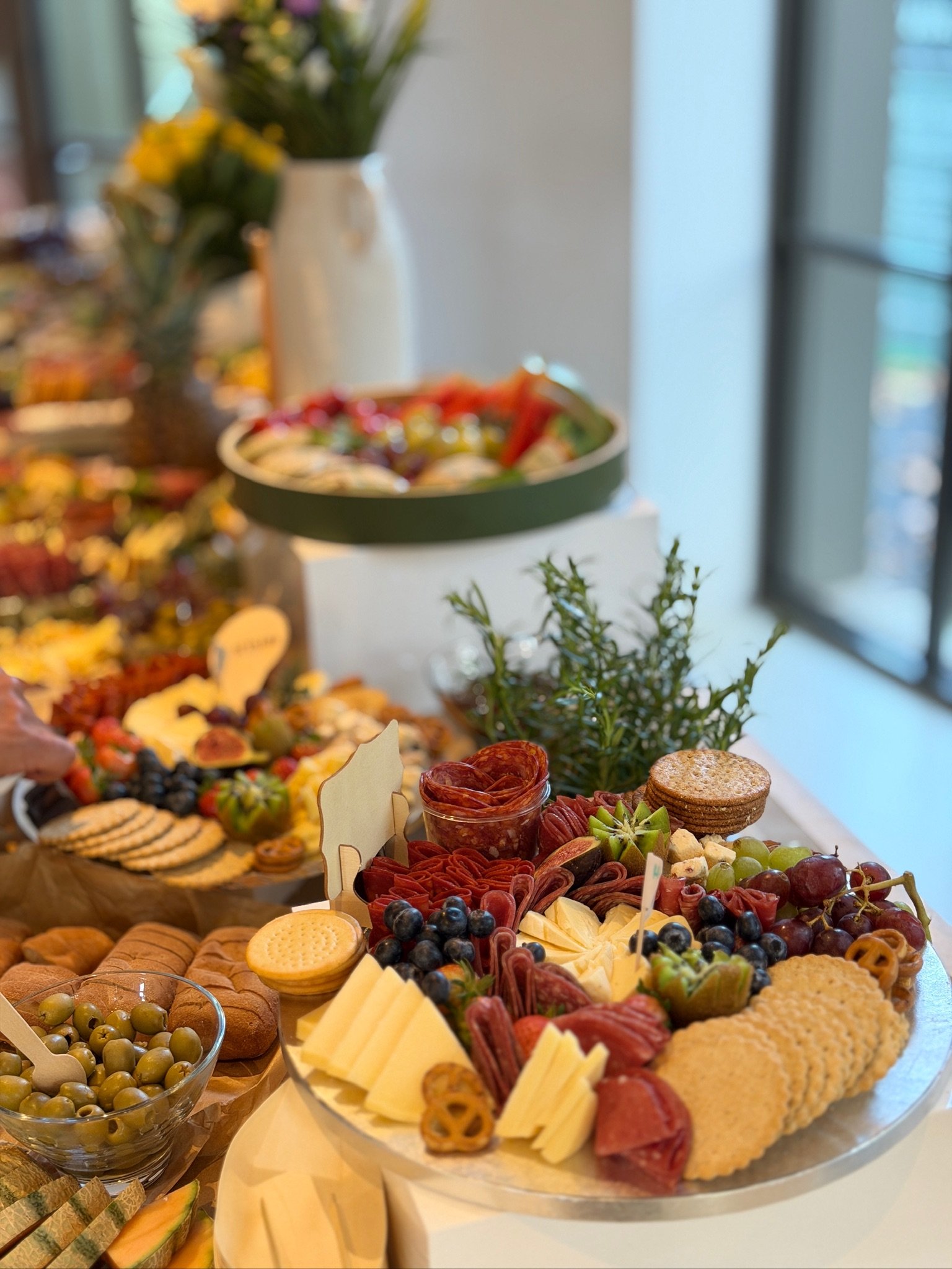 Plattaire corporate grazing display in London