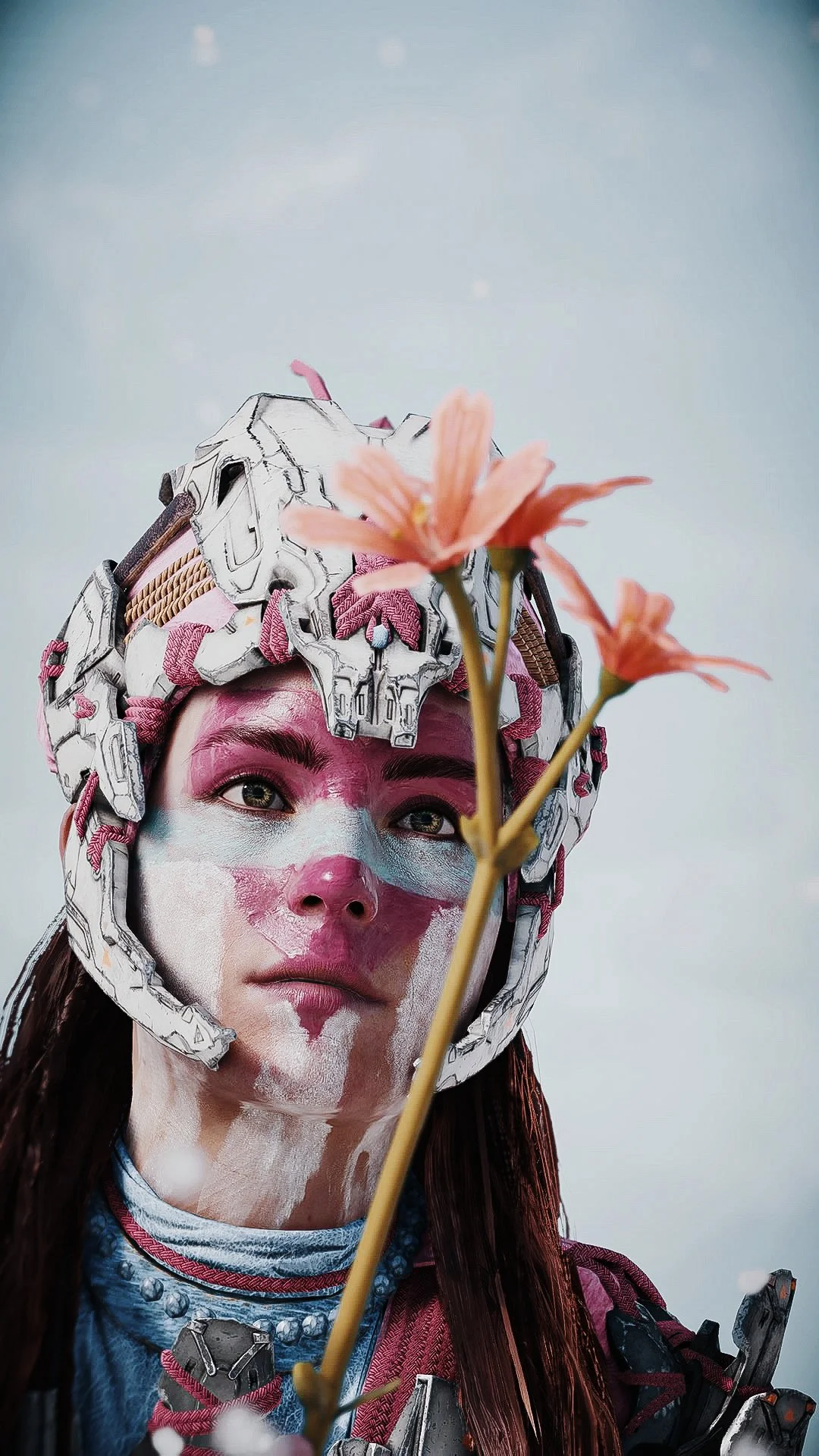 Winter is cold and overwhelming, but there will always be something to remind us that hope remains, even if it’s just a small, fragile flower. A gentle reminder that life still blooms, even in hardship. It was truly fun and rewarding for me to create