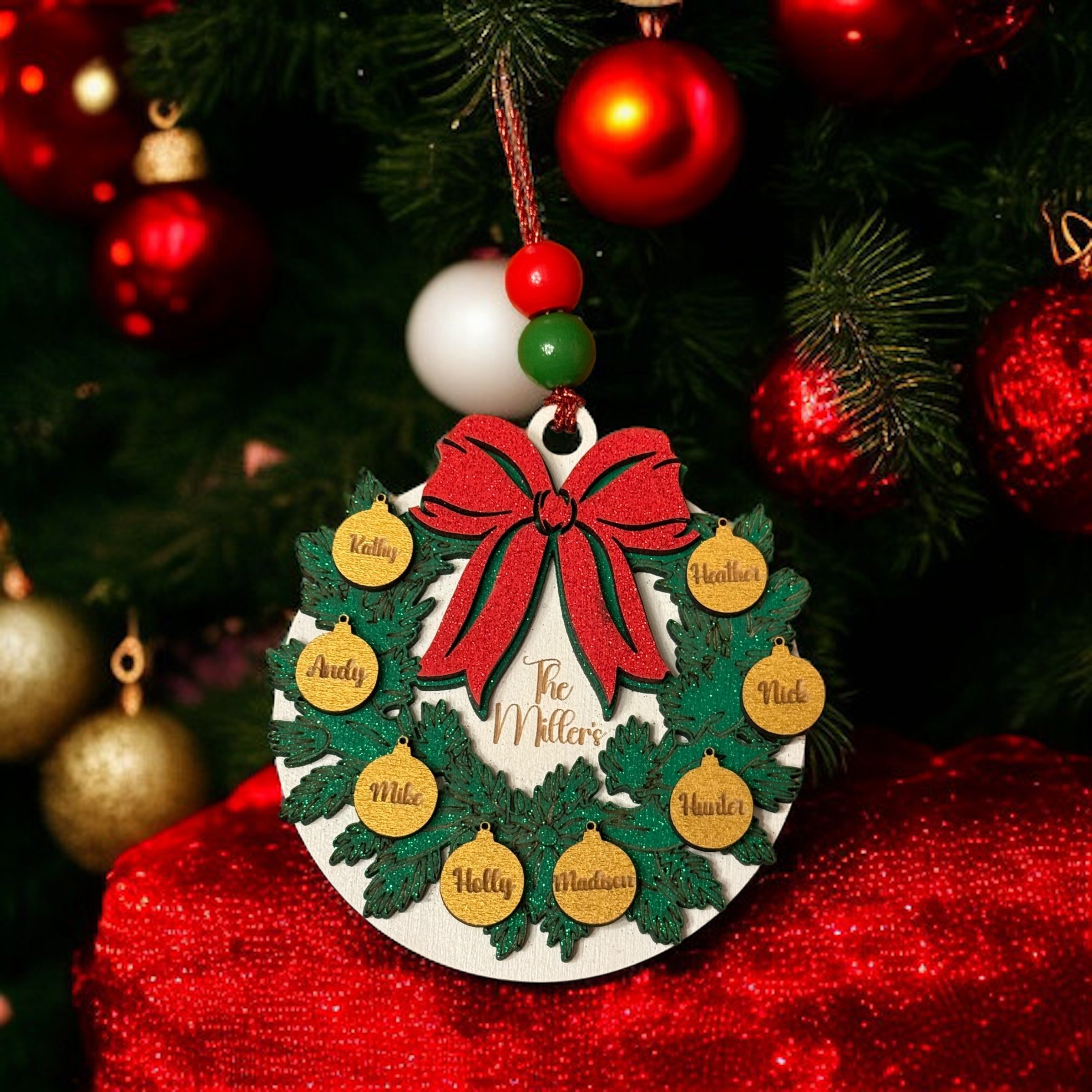 Family Wreath Ornament
