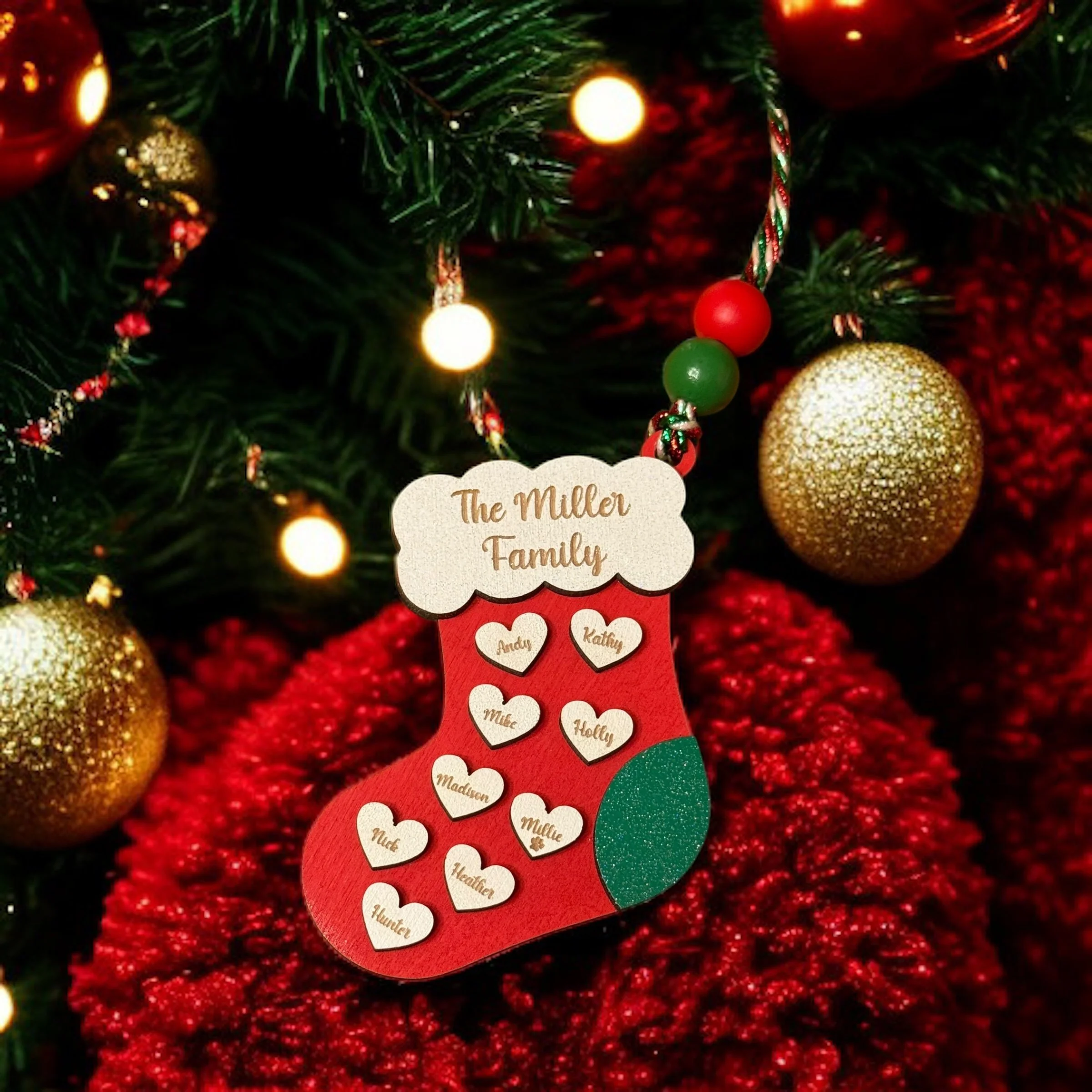 Family Stocking Ornament