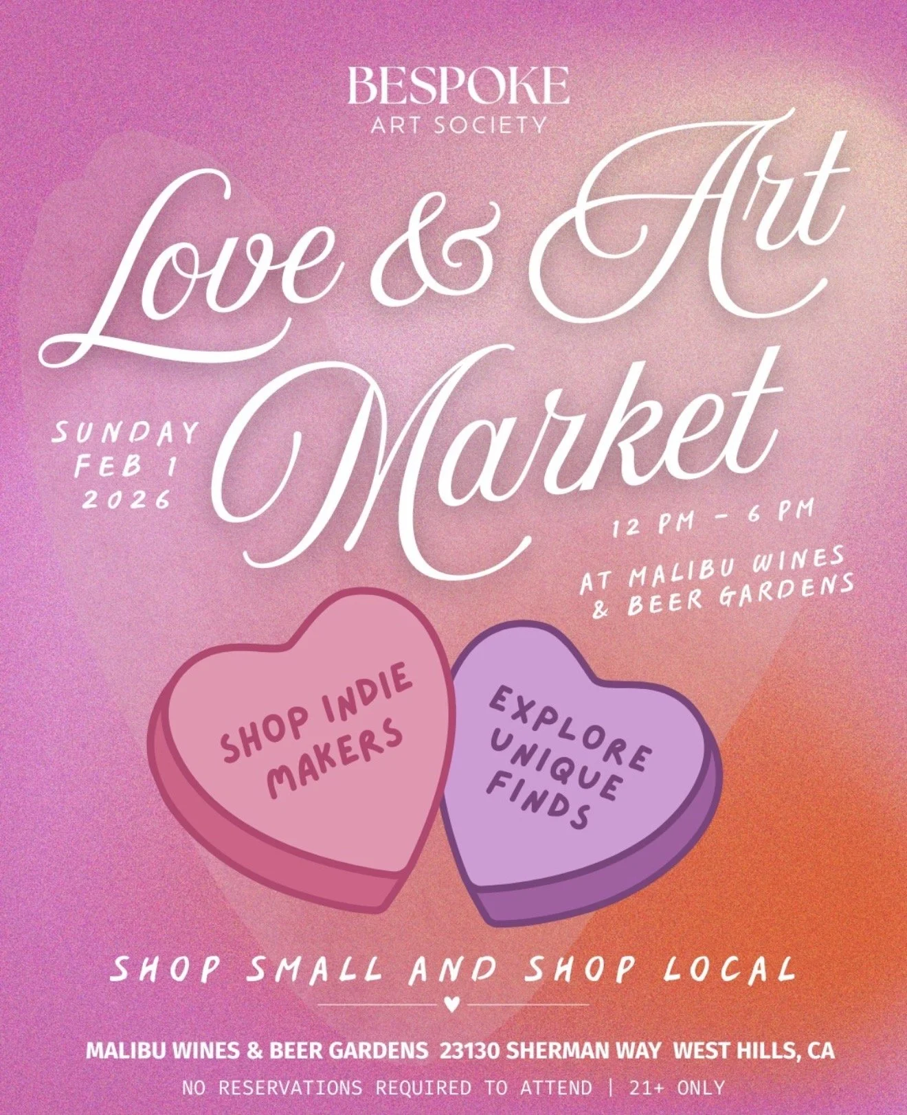 Love & Art Market @ Malibu Wines & Beer Garden
