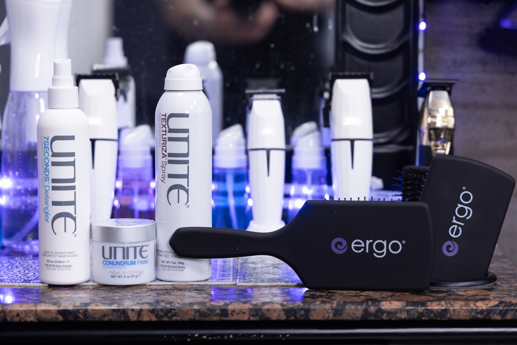 Mr Phil Hovey Hair is located in Milford CT. It is both barbershop and salon. UNITE Hair products are used readily in the studio and for sale. Mr Phil Hovey is a proud endorser and ambassador of Ergo Styling Tools