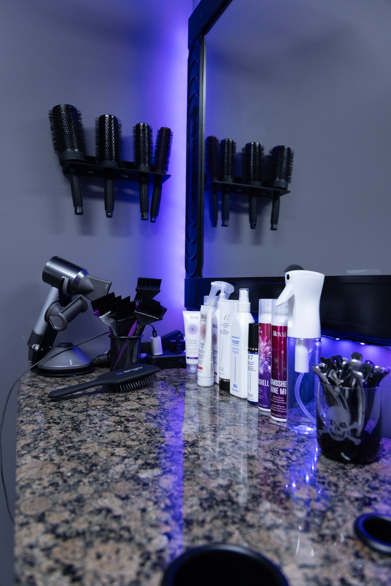 MPH Hair salon and hair color room offers space for client visits