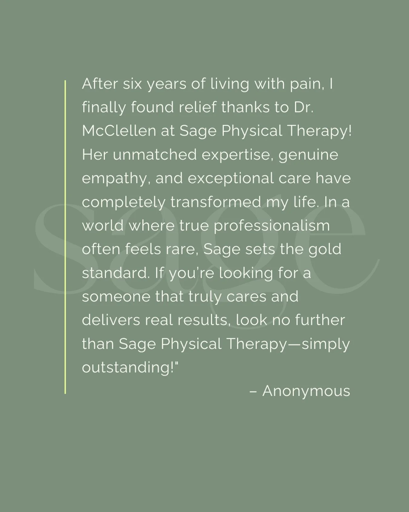 Patient testimonial&mdash;love to see changes in chronic neck pain!