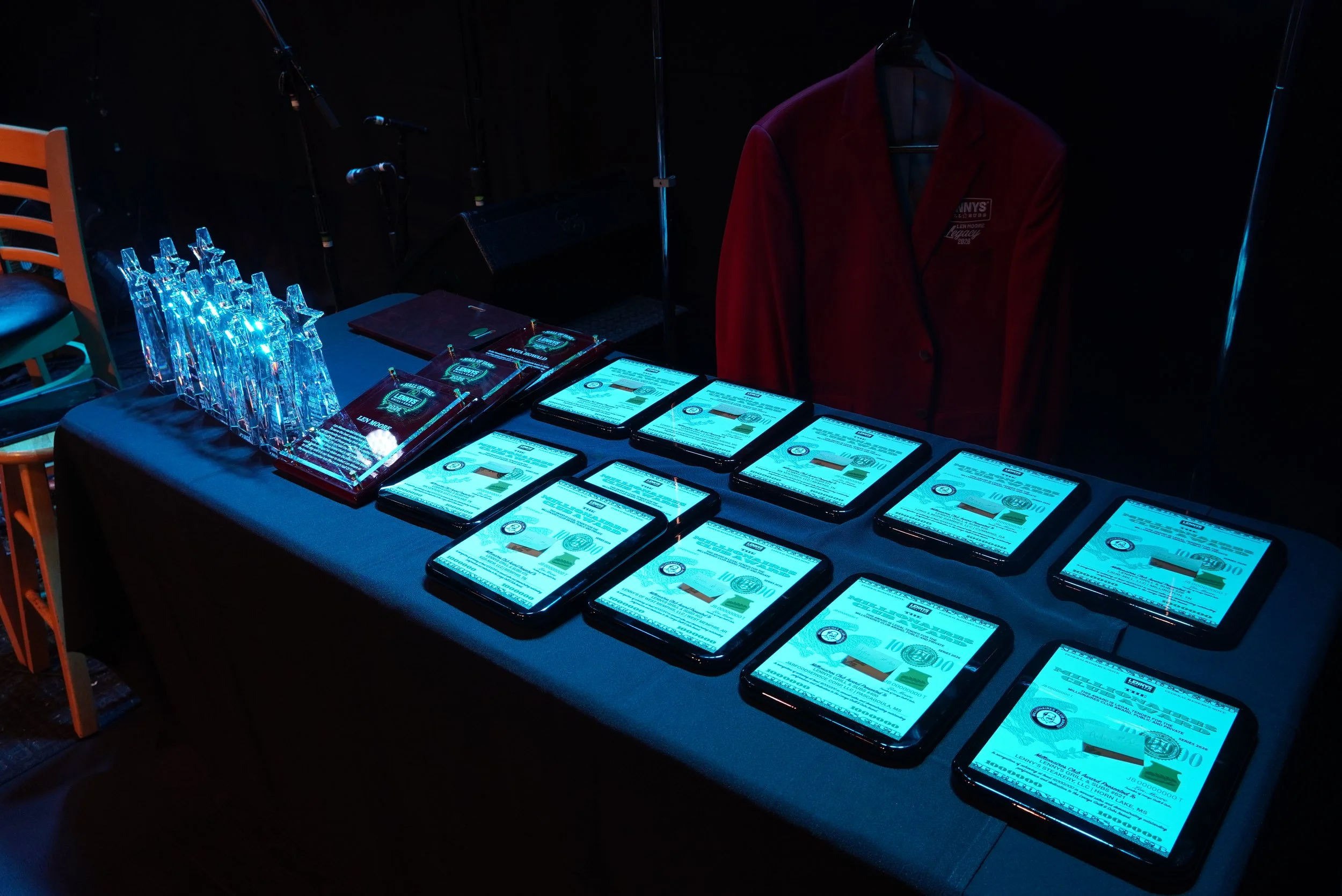 Photo Image Of Awards Together On Table