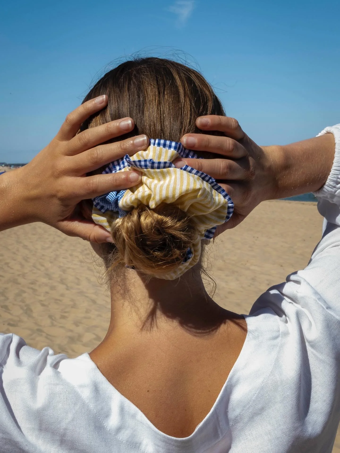 Summer outfit with @maisontitou X @amar.upcycling X @camillecolette_studio 💙