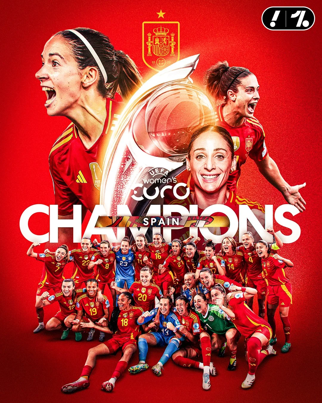 Spain Womens' Euro Champions*