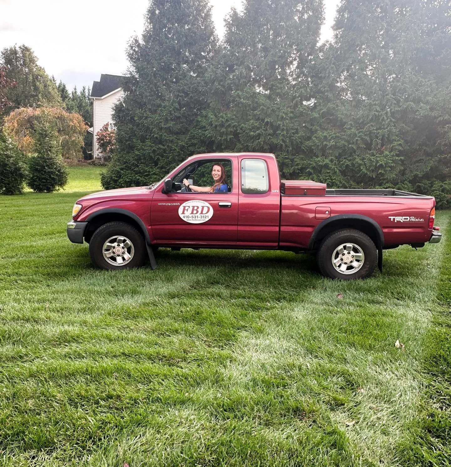 A staple in FBD history… my dad’s red truck.
For many in the Howard County community, it’s a symbol of Fences By Doug. Lasting, enduring, reliable, trustworthy—despite competition or new advancements. 
I see it a bit differ