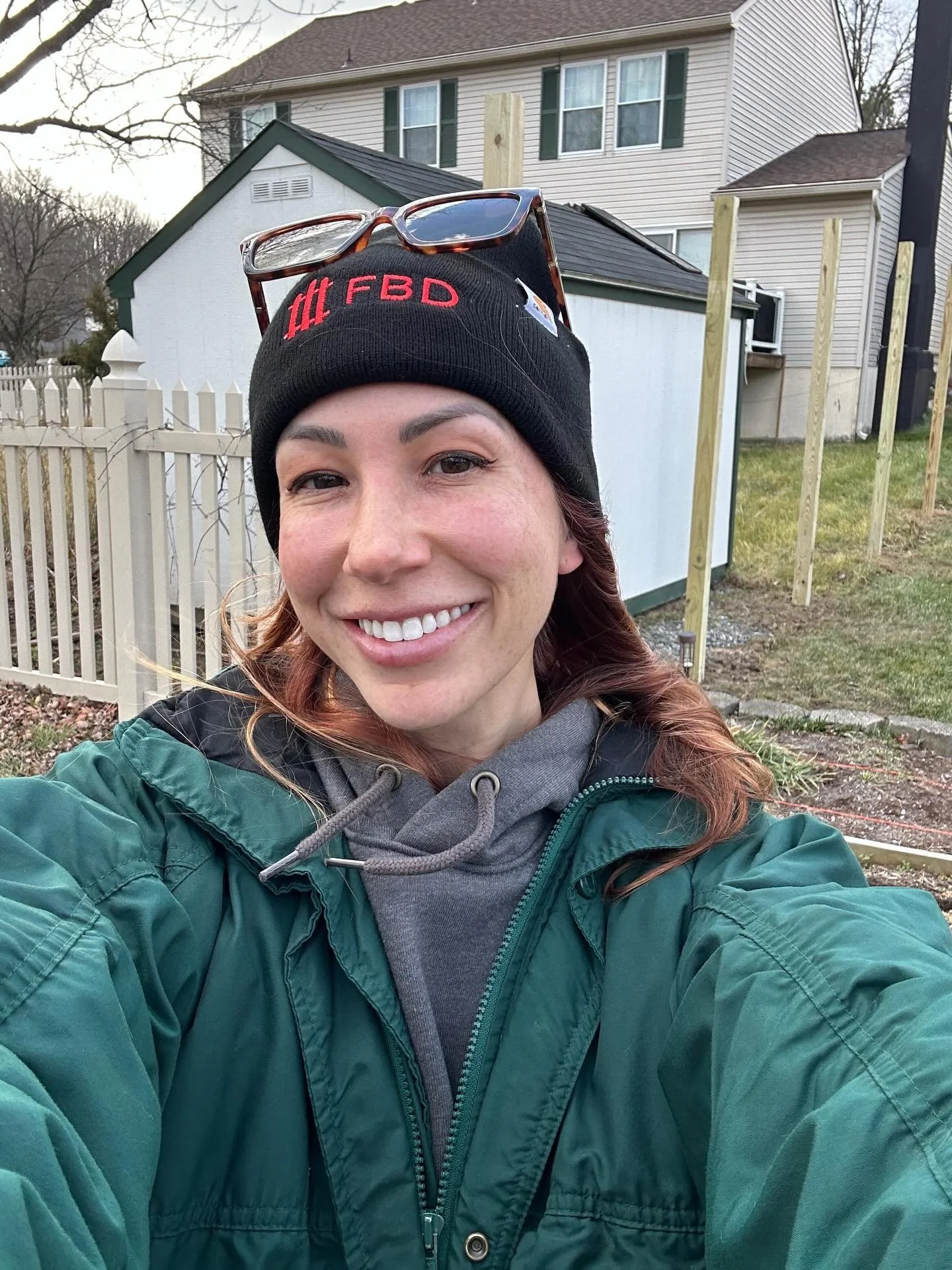 Last fence of the year, and it&rsquo;s a cold (and windy!) one. 🥶

Shoutout to our crew for always taking care of our customers no matter the season. 

#fbdfence #howardcountymd #hocomd