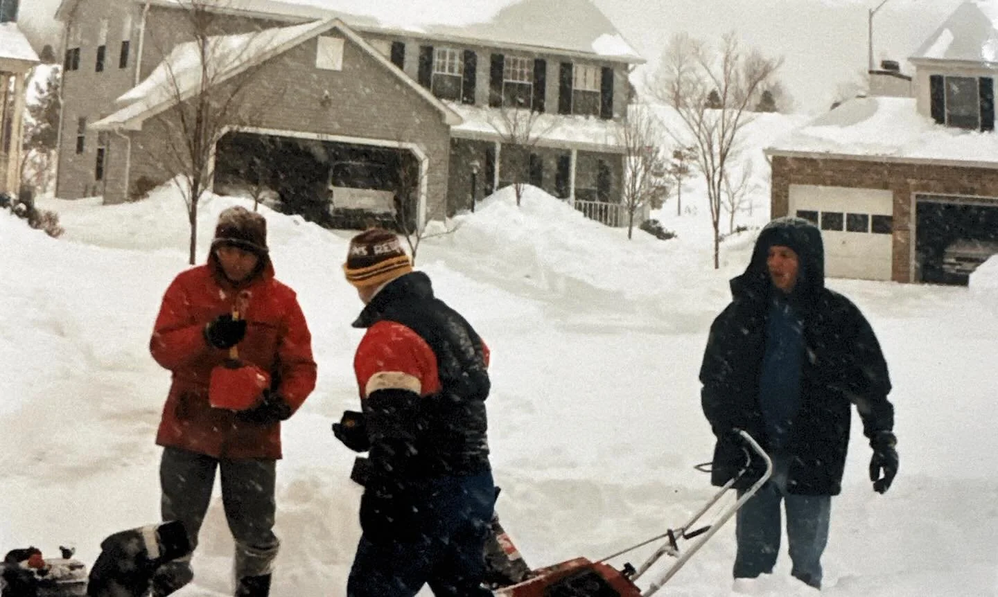 Without my dad, my mom and I long suspected we&rsquo;d have a snowy winter this year. My dad LOVED the snow. ❄️

For years we joked he watched too much of the @weatherchannel (we had to make him turn it off on vacation). He&rsquo;d call to make sure 