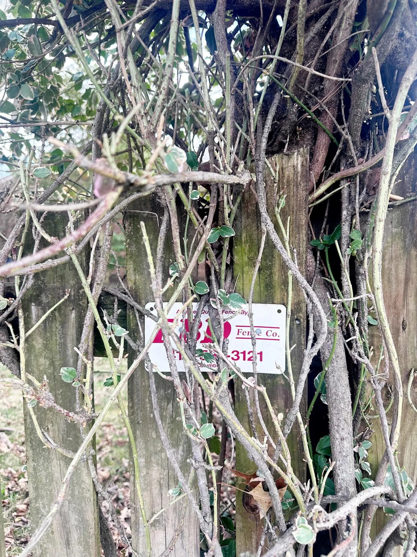Had to stop and snap a pic of this one&hellip; 

Those little red and white signs sneak up on you when you least expect it (and sometimes, when I need it most!). 

This isn&rsquo;t our oldest FBD fence sign, but it certainly has stood the test of tim