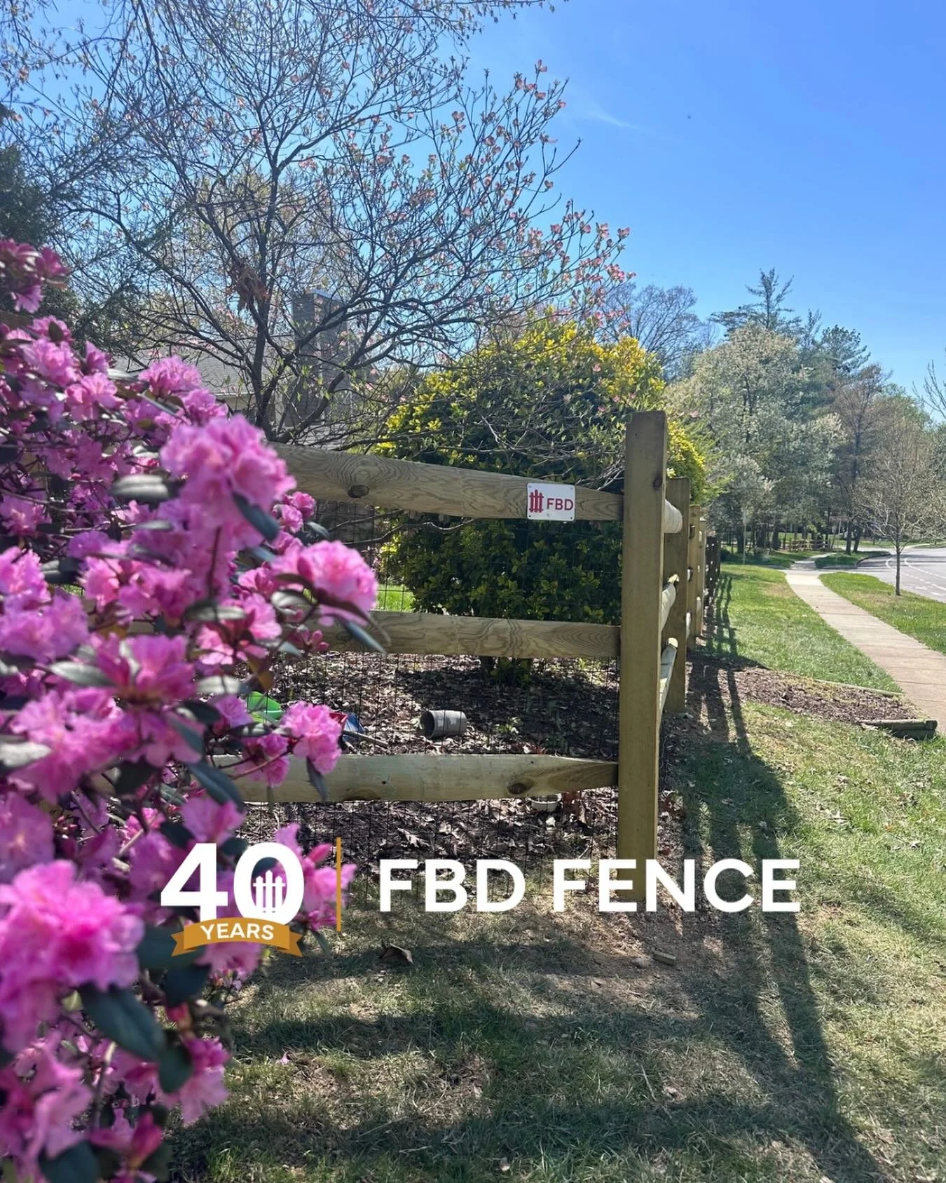 The magic of replacing old FBD with new FBD&hellip; ✨🌸

To close out the week, the guys replaced a 20-25 year old FBD split rail fence with a brand new one, and she looks good 👀 

Spring is one of our busiest times of the year, so make sure you&rsq