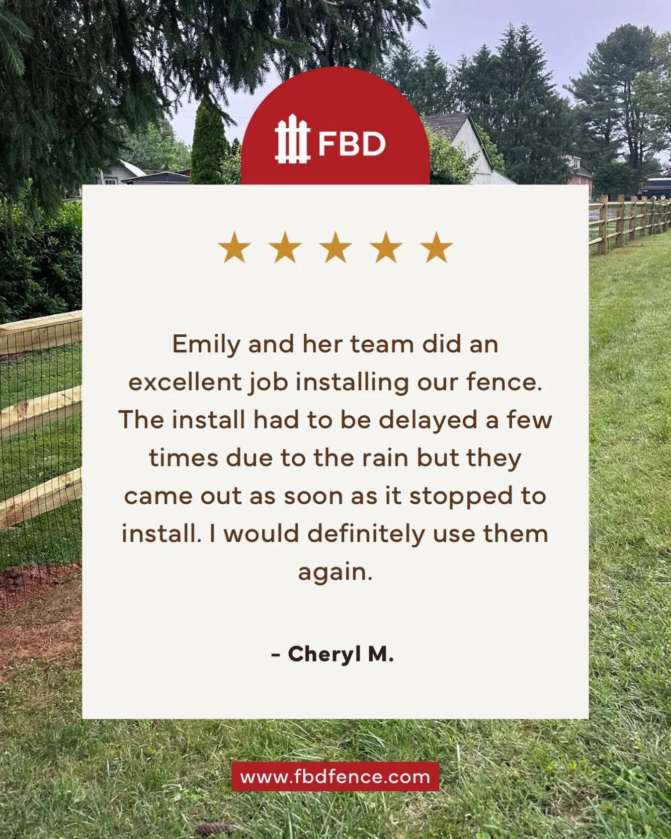 Another shoutout to Wilson and his crew for a picture-perfect split rail install! 

Last weekend, Saturday was a washout☔️, but we were back at it on Sunday to start AND finish the job! 

Seeing the customer&rsquo;s face and smile made the long day s