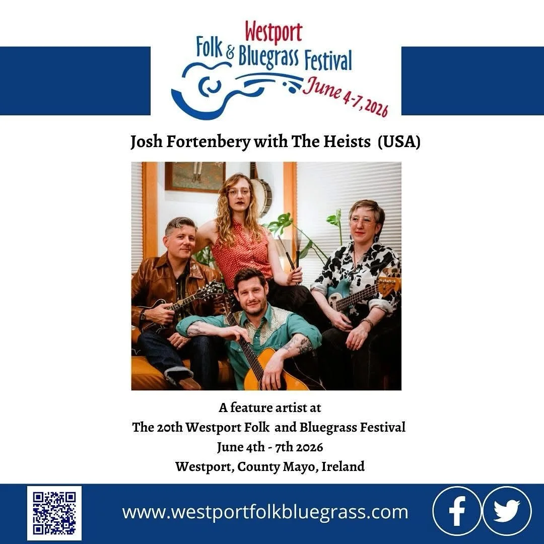 ALSO! WHO wants to hang out with us in Ireland?! So so so thrilled to be playing @westportfolkbluegrass. Spending two plus weeks with some of our best pals singing across the Emerald Isle! Dates are up on the website if you want to arrange the most f