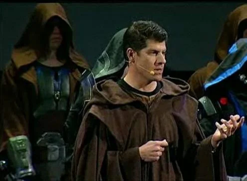 Three Thousand People. One Jedi Robe. One Word.