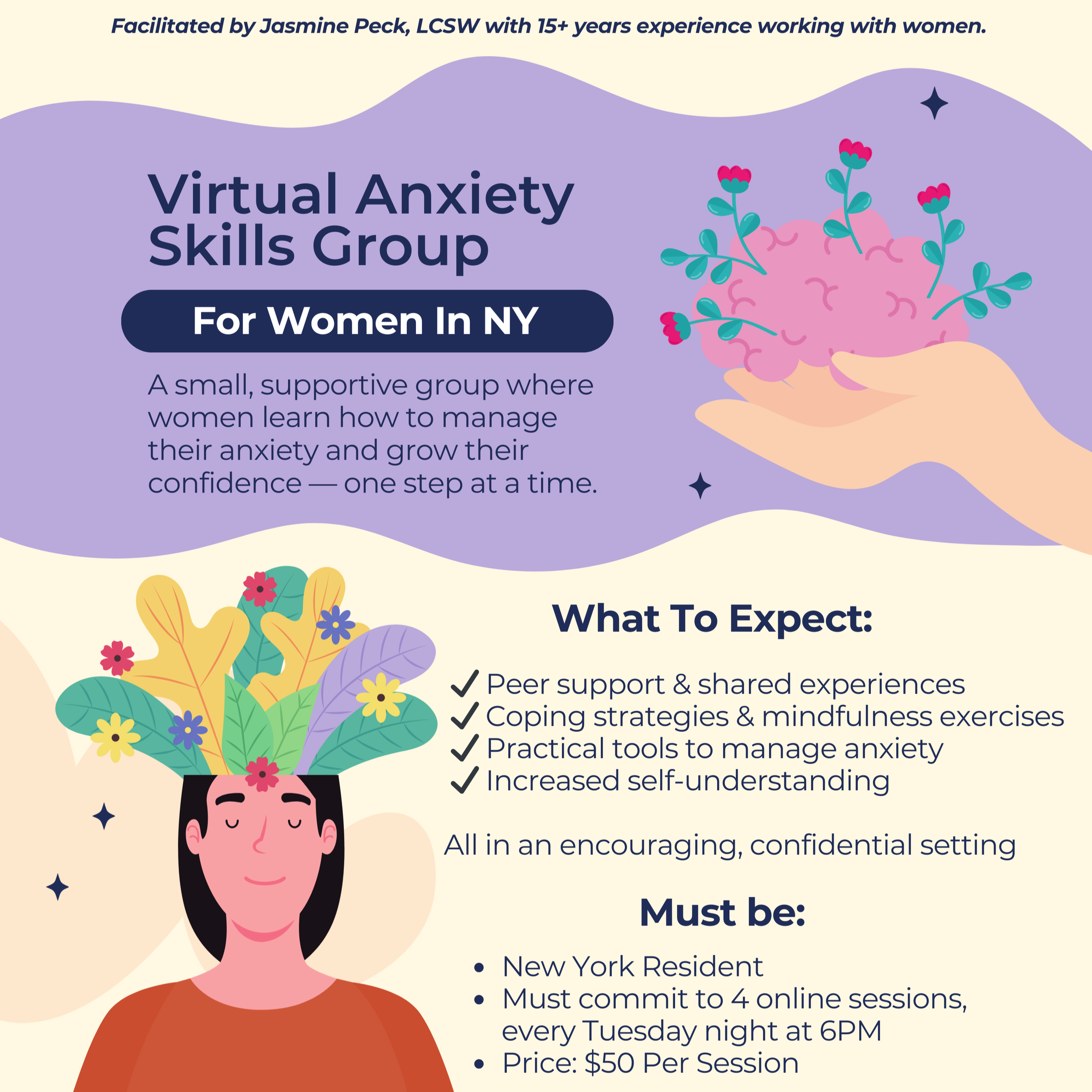 Virtual Women’s Anxiety Skills Group