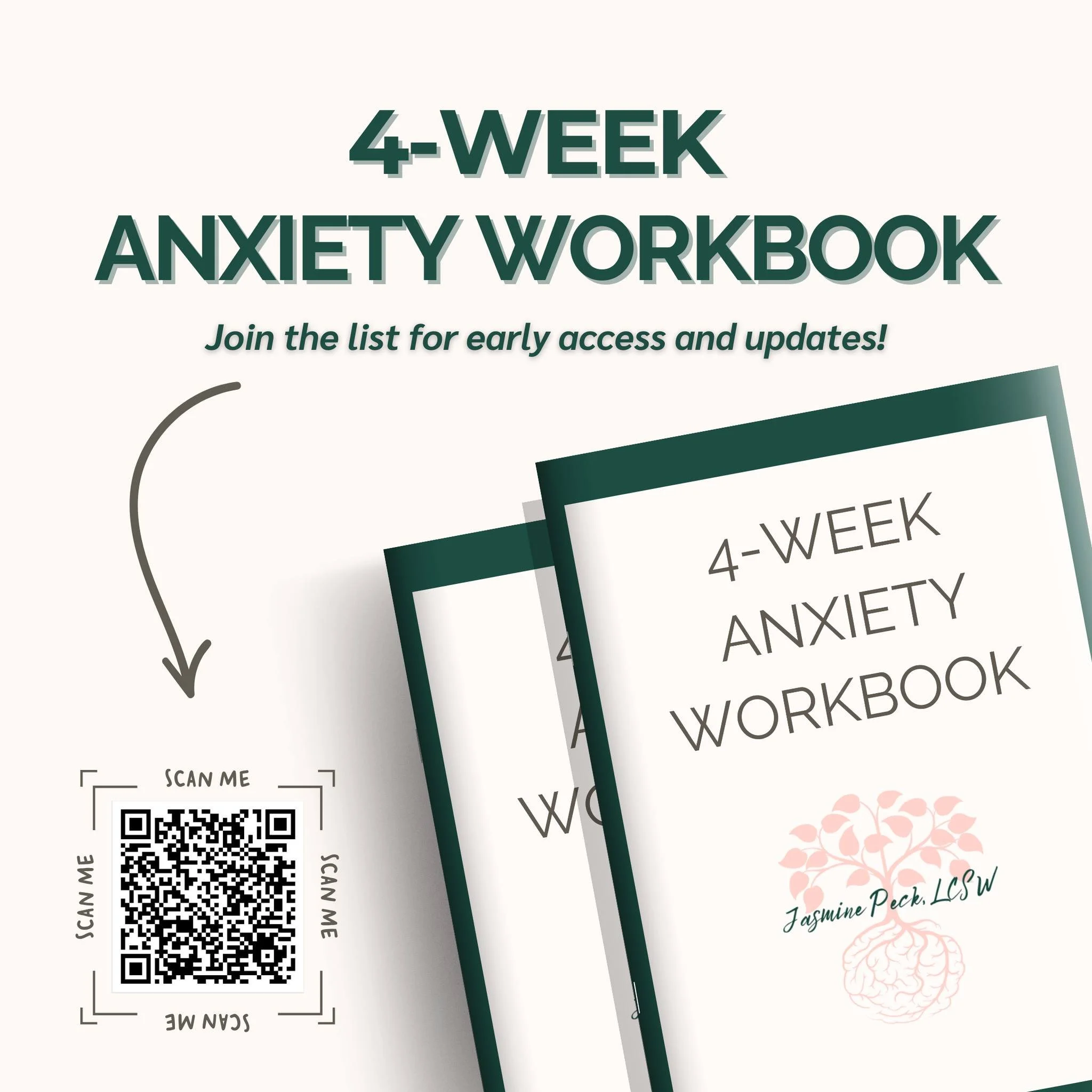 A first look at the 4-Week Anxiety Workbook 🌿

This workbook was created to offer gentle structure, reflection, and practical tools to help you work with anxiety at your own pace. It is designed to support awareness, nervous system regulation, and c