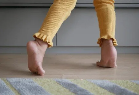 My child walks on their toes. What can I do?