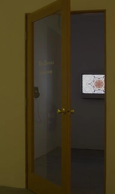 View of Hive Universe Installation, 1994-2006 at the Municipal Art Gallery in Los Angeles, Bee Stories video installation