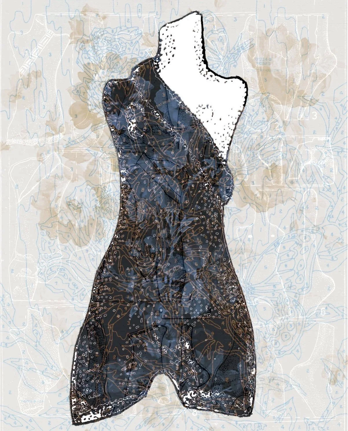 Amazon Rose 2, 2004, Digital print, 50 x 40"