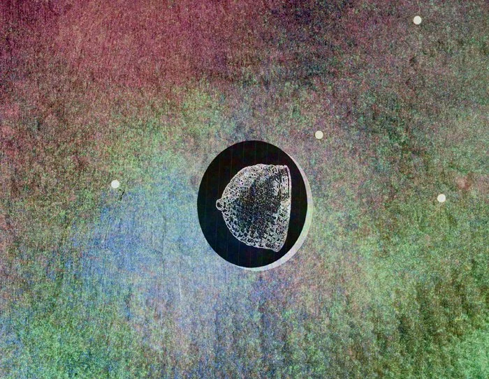 Feminist Utopias: New Constellations, "Womb," 2002. Edition 6.
Output using an Epson 9600; printed on Epson photo lustre paper, plexi faced and mounted on Sintra, 40 x 51.75 "