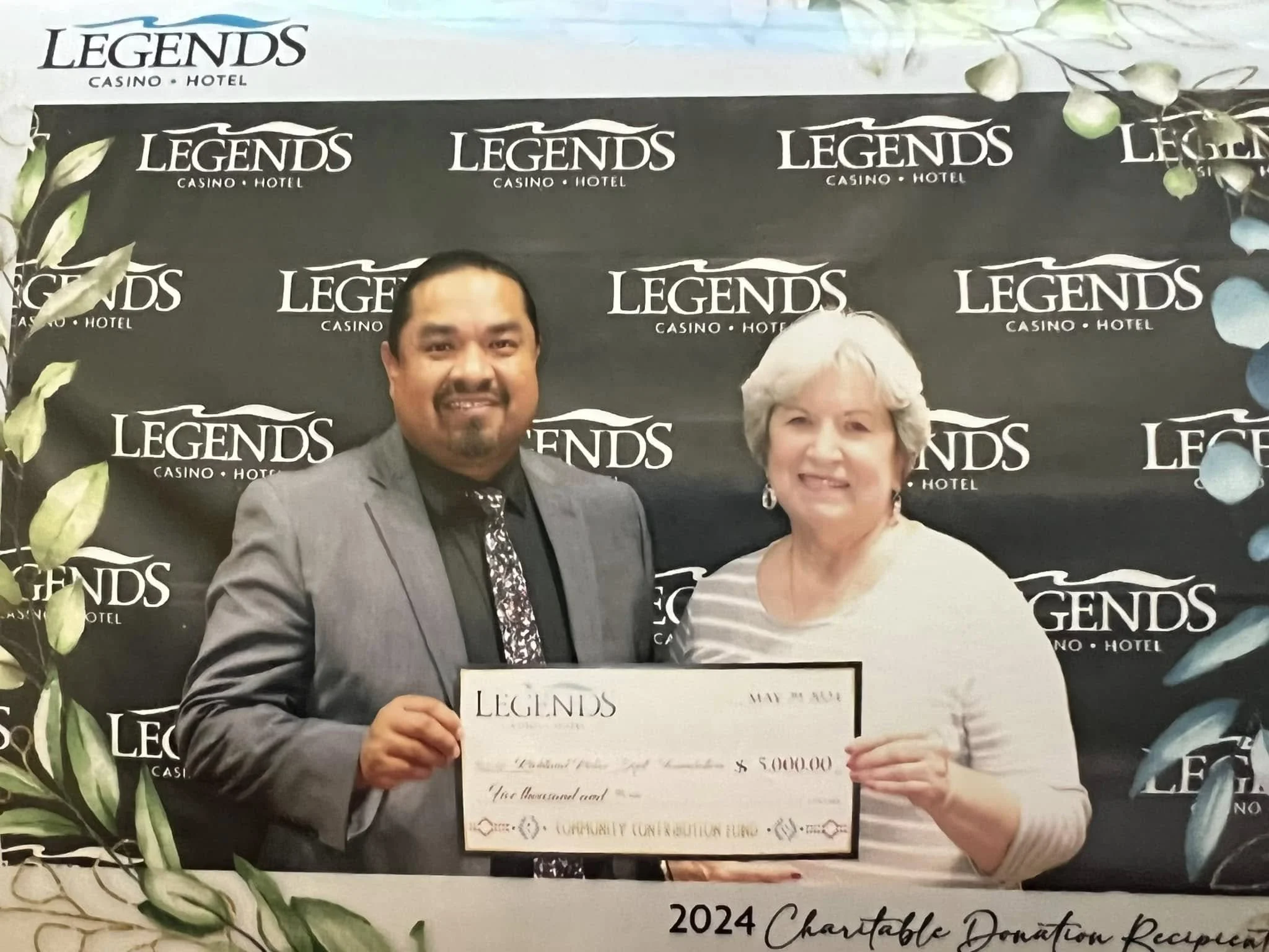 Thank You, Legends Casino &amp; Hotel!