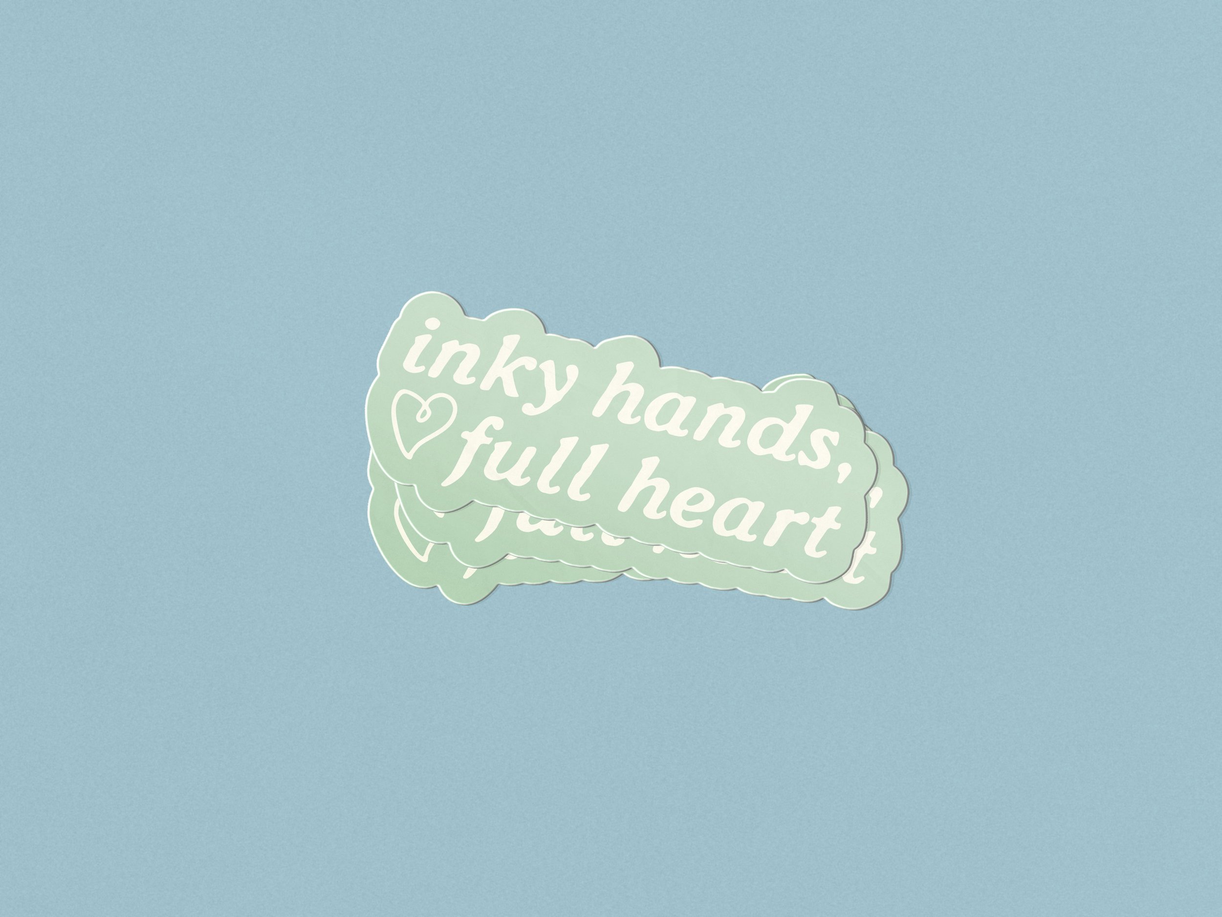 inky hands, full heart