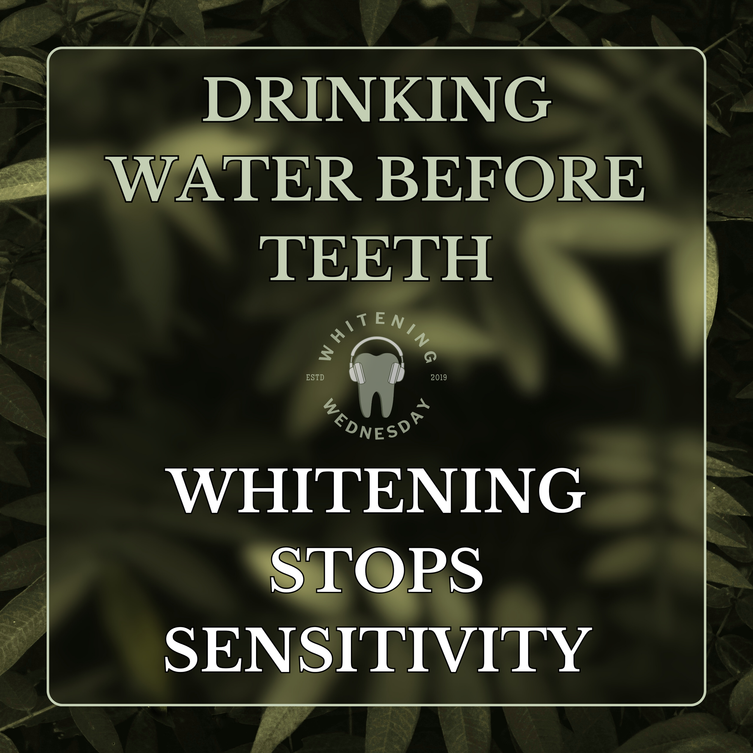 Drinking Water Before Teeth Whitening Stops Sensitivity